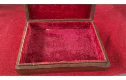 CAGEOT RONCE D'ACAJOU CUIVRE, , MARQUETERIE