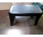 TABOURET Pvc noir