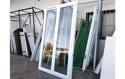 PORTE FENETRE PVC 2 VANTAUX