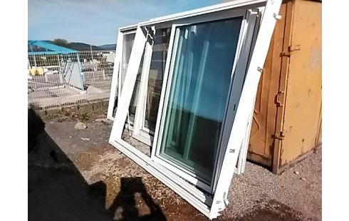 BAIE VITRÉE ALU L: 247 CM / H: 215 CM