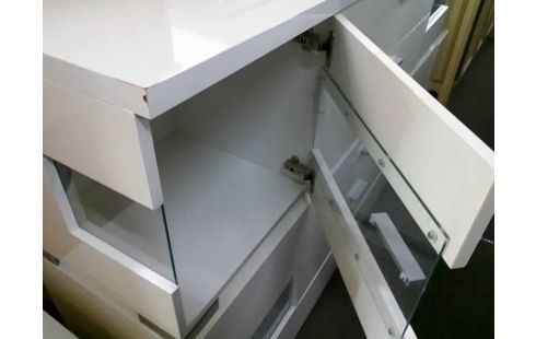 MEUBLE TV BLANC 2T (QLQS ACCROCS)