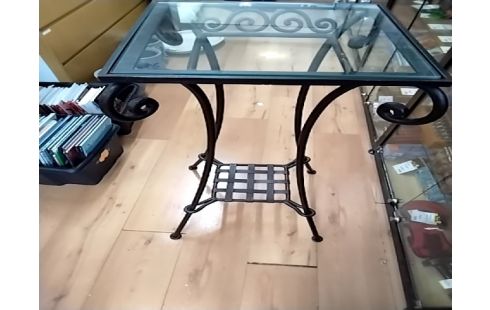 SELLETTE Metal et verre