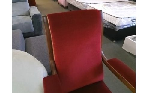 FAUTEUIL TISSU ROUGE