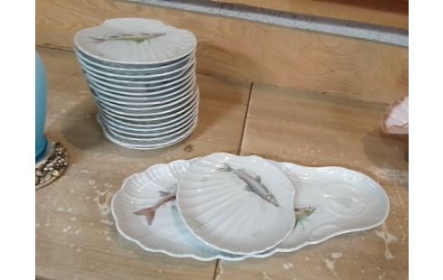 SERVICE DE TABLE POISSON