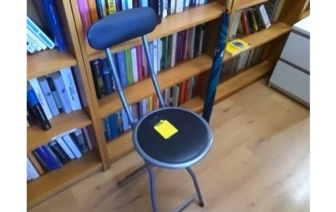 TABOURET PLIANT NOIR