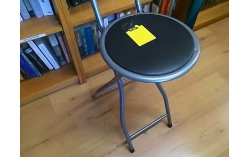 TABOURET PLIANT NOIR
