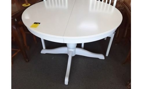 TABLE RONDE AVEC ALLONGES INTERIEURES D110