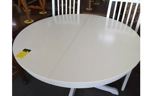 TABLE RONDE AVEC ALLONGES INTERIEURES D110