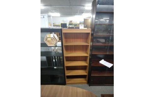 BIBLIOTHEQUE OUVERTE TEINTE BOIS