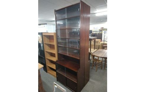 BIBLIOTHEQUE VITREE TEINTE FONCÉE