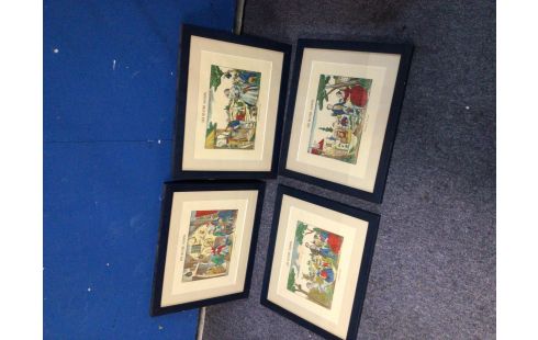 IMAGE EPINAL LES 4 SAISONS LOT DE 4