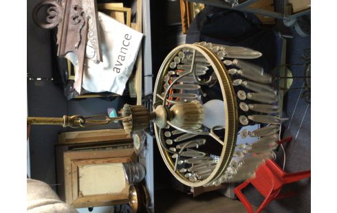 LUSTRE SAC A PERLE PETIT