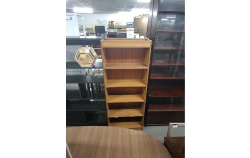 BIBLIOTHEQUE OUVERTE TEINTE BOIS