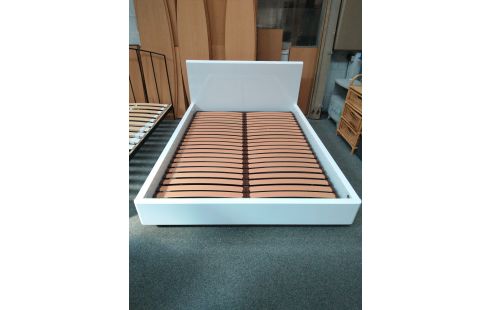 LIT 140X190 CM LAQUE BLANC + SOMMIER