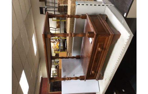 TABLE D APPOINT 1 TIROIR MERISIER