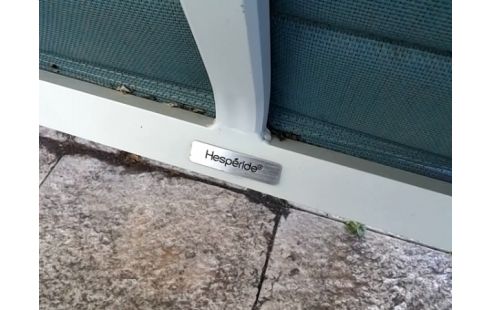 SALON DE JARDIN BANC + 2 FAUTEUILS + TABLE HESPERIDE