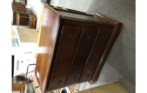 COMMODE MERISIER 3 TIROIRS