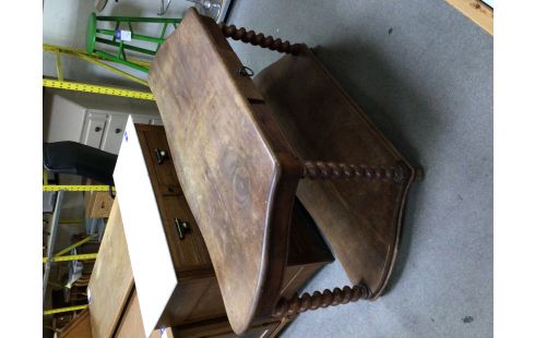 CONSOLE BOIS TOURNE 1 TIROIR