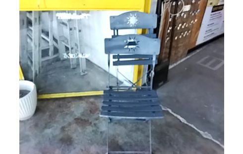 CHAISE PLIANTE METAL