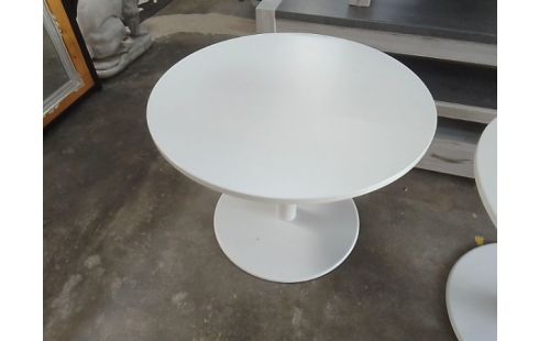 TABLE RONDE BLANCHE TBE L'UNITE