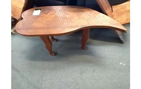 TABLE BASSE Africain pieds forme pied