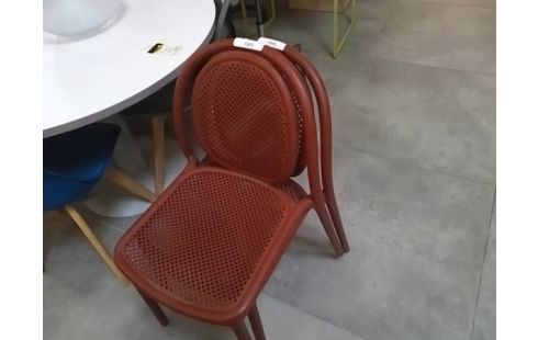 CHAISE PLASTIQUE BORDEAUX DE TERRASSE NARDI