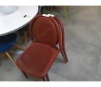 CHAISE PLASTIQUE BORDEAUX DE TERRASSE NARDI