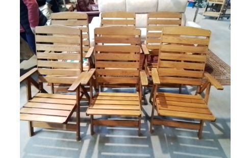 CHAISE DE JARDIN BOIS