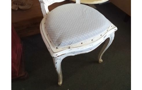 CHAISE CANNAGE BOIS BLANC