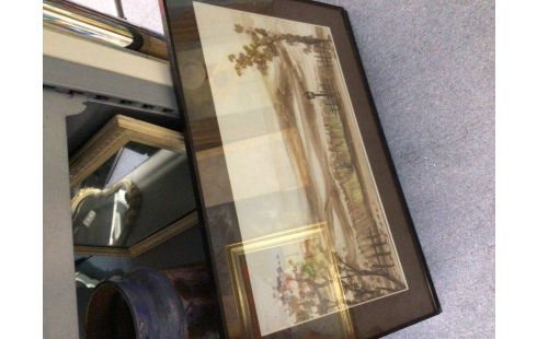 PEINTURE ENCADREE PAYSAGE