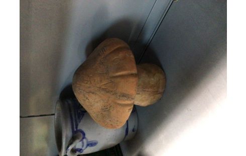 DECORATION CHAMPIGNON TERRE CUITE