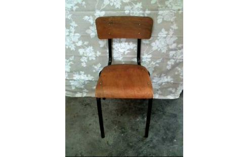 STUHL 70ER-STIL HOLZ METALLGEST.