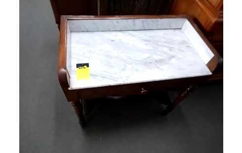 MEUBLE Toilette marbre bois 1tiroir