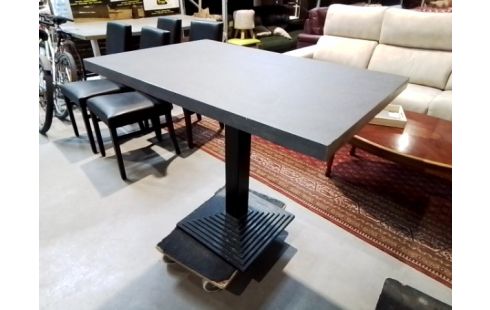 TABLE STYLE BISTRO RECTANGLE GRISE