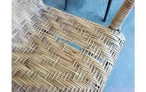 FAUTEUIL ROTIN EN L’ETAT