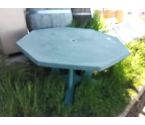 TABLE DE JARDIN OCTOGONALE