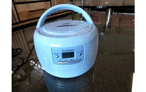 POSTE RADIO Cd rond bleu schaub lorenz test ok