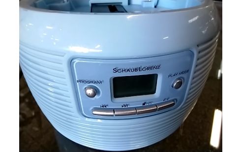 POSTE RADIO Cd rond bleu schaub lorenz test ok