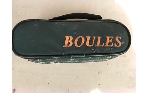 BOULE DE PETANQUE ÉTUI