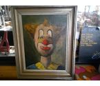 SCHILDERIJ CLOWN JAREN 40