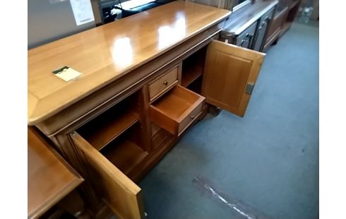 BAHUT BAS STYLE LOUIS PHILIPPE 2 PORTES 5 TIROIRS