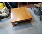 TABLE BASSE CARRE EN PIN
