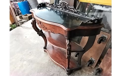 CONSOLE MARBRE NOIR