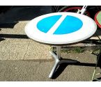 TABLE BISTROT PANNEAU CIRCULATION
