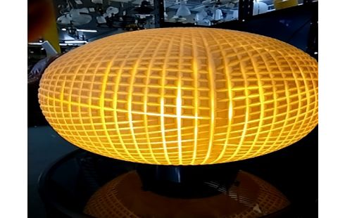 BOULE LAMPE TAILLÉE MAIN HABITAT PRIX ACHAT NEUF 495€