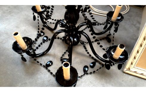 SUSPENSION BRANCHE NOIR