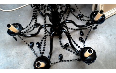 SUSPENSION BRANCHE NOIR