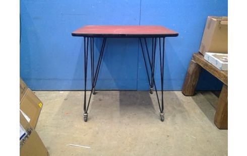 TV-TAFEL VINTAGE, ROOD
