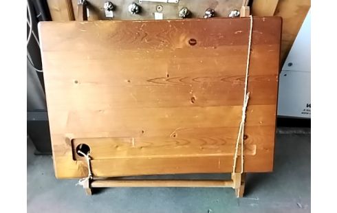 BUREAU ECOLIER PLIANT PIN MASSIF