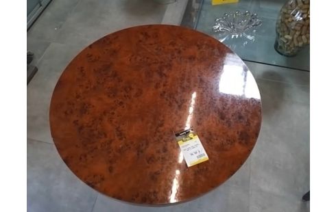 TABLE RONDE PIED CENTRAL DORE ST ANNEE 30